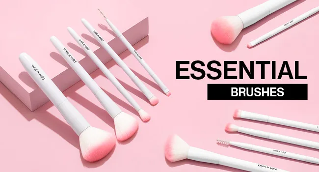 wet n wild Foundation Brush Makeup Brush for Mineral & Liquid Makeup Plush Fibers Ergonomic Handle - essential brushes