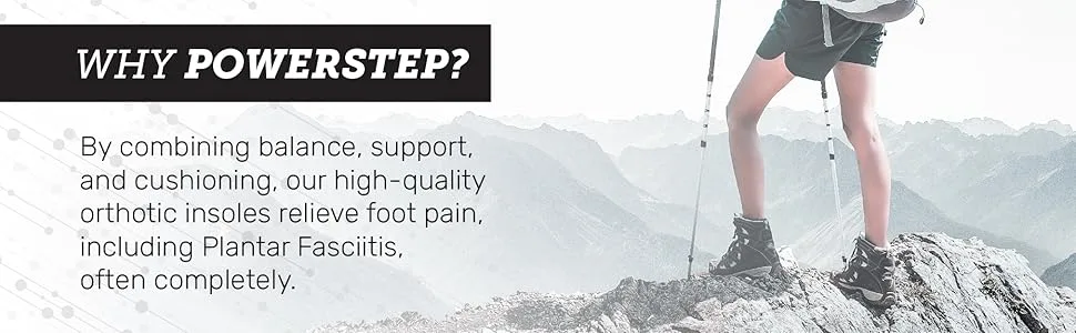 Powerstep ErgoShield ESD Insoles Electro-Static Dissipation Occupational Work Insoles Economical Anti-Static Inserts for ESD Work Shoes Men's 12-13 Grey - Plantar Fasciitis