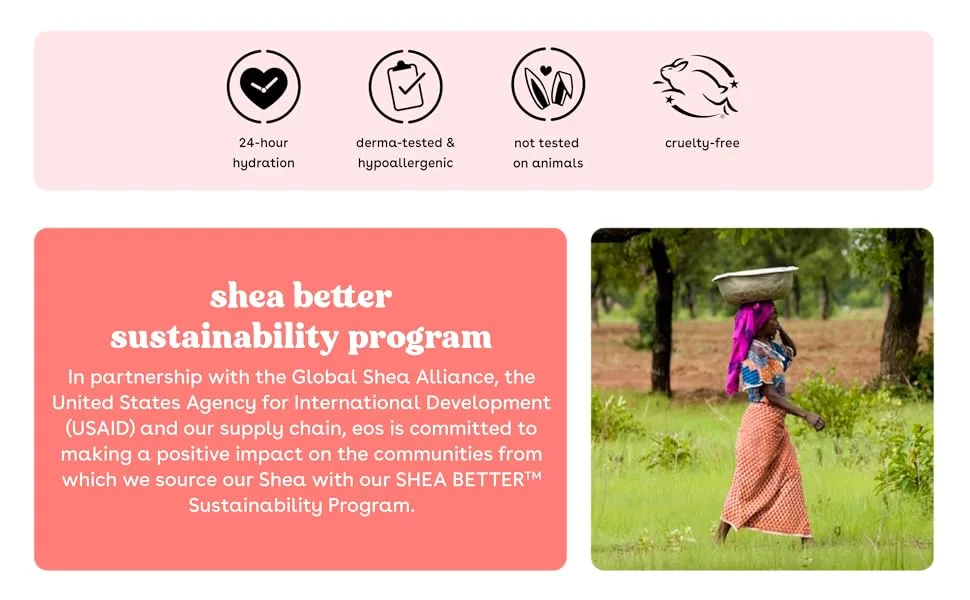 eos Coconut Skin Care Gift Set Trio - Shea Better Sustainability Program