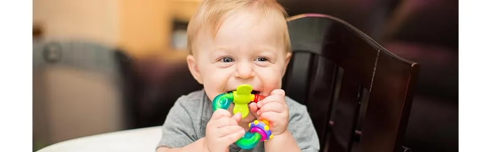 Nuby Spin N' Teethe Teether Colors May Vary (Pack of 2) - product information 1