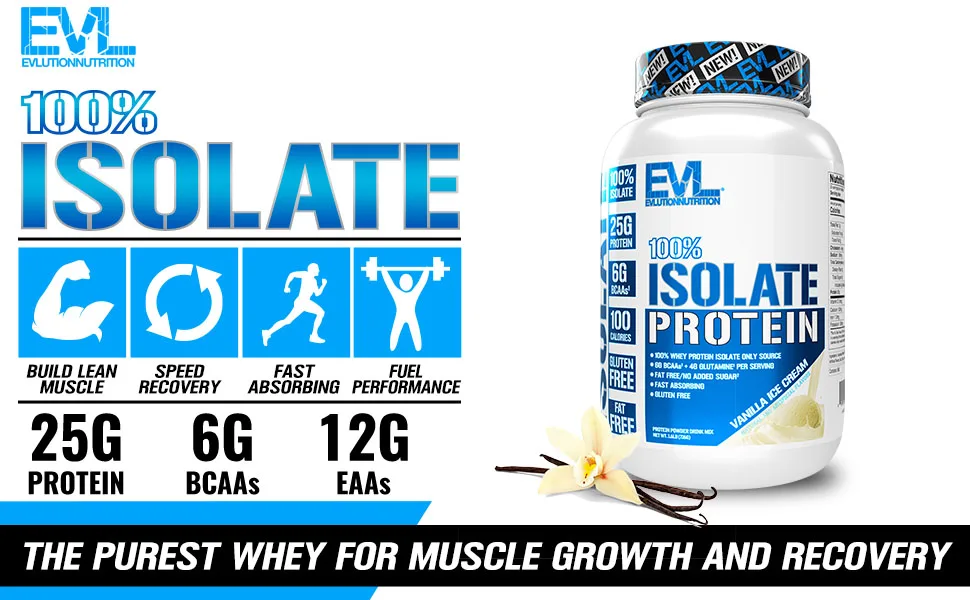 EVLution Nutrition 100% Isolate - 100% isolate