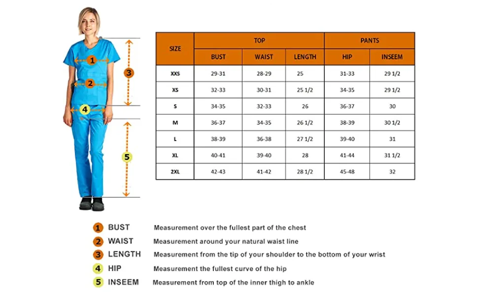 Dagacci Medical Uniform Women's Scrub Set Stretch and Soft Y-Neck Top and Pants Medium Black - Dagacci Medical Uniform Womens Scrub Set