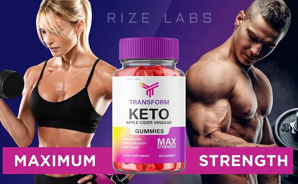 Transform Keto ACV Gummies Transform Apple Cider Vinegar Advanced Gummies (60 Gummies) - Transform acv diet detox cleanse weight advanced loss shark tank oprah winfrey formula appitight