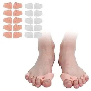 allesoky Bunion Corrector Toe Alignment Tool - Soft Gel Toe Separators for Foot Pain Relief Toe Straightener Pads & Forefoot Support - 5 Pairs - product information 3