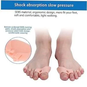 allesoky Bunion Corrector Toe Alignment Tool - Soft Gel Toe Separators for Foot Pain Relief Toe Straightener Pads & Forefoot Support - 5 Pairs - product information 4