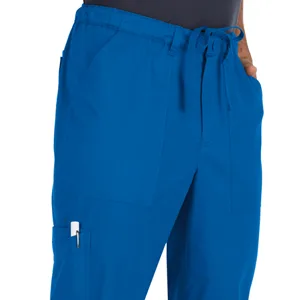 KOI Stretch Ultra Comfort & Wrinkle-Resistant Ryan Scrub Pant for Men X-Small Royal - koi Stretch 604 Men