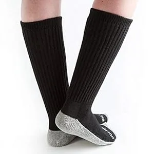 Doc Ortho Ultra Soft Loose Fit Diabetic Socks for Men and Women 3 Pairs Crew Large Black - doc ortho silver ultra soft