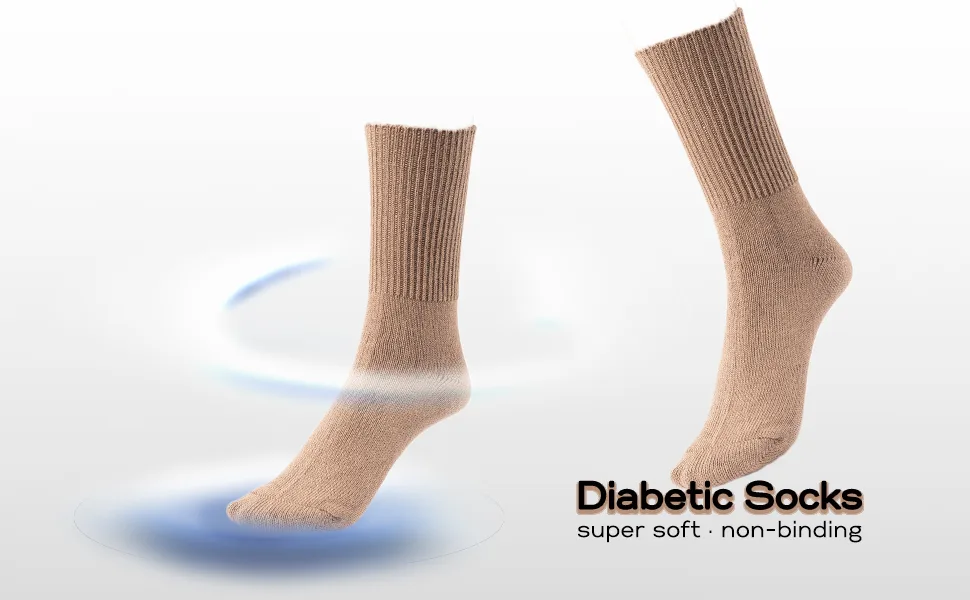 Silky Toes 3 or 6 Pack Women s Bamboo Diabetic Seamless Soft Non-Binding Crew Socks Also Available In Plus Sizes 9-11 (Average) Black -3 Pairs - Diabetic socks non-binding seamless toe