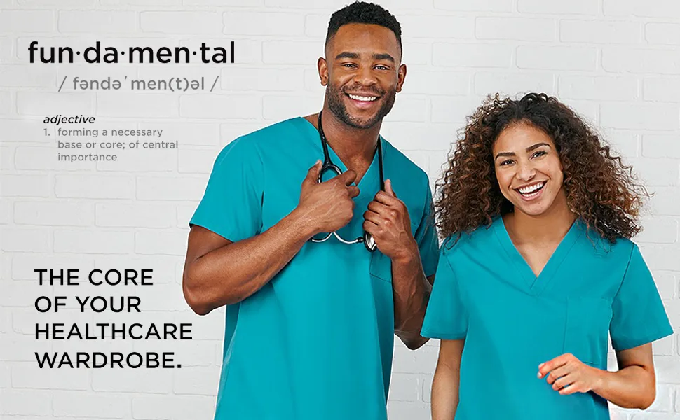 White Swan 14920: Fundamentals Unisex Drawstring Pant Large Black - White Swan Fundamentals Scrubs Medical Healthcare Uniforms Fashion Polyester Cotton