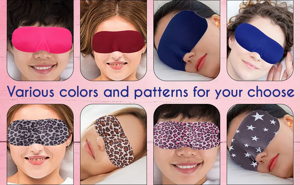 3D Contoured Luxury Blindfold Sleep Mask Eye Mask for Sleeping Light Blocking Eye Blinder with Adjustable Strap for Men & Women Soft & Comfortable Sleep Mask for Travel Shift Work Royal Blue - sleeping mask eyes eye mask men sleeping eye mask design night mask women sleep mask for plane