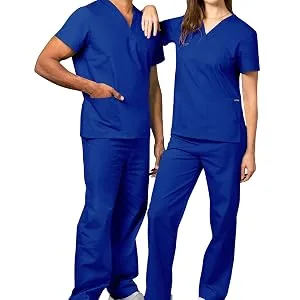 Adar Universal Unisex Scrubs - Unisex Drawstring Scrub Set Medium Black - product information 6