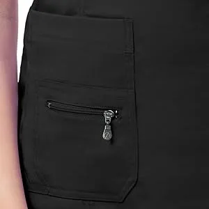 Adar Pro Flawless Plus Scrub Set for Women - Elevated V-Neck Top & Jogger Scrub Pants Small Navy - product information 3