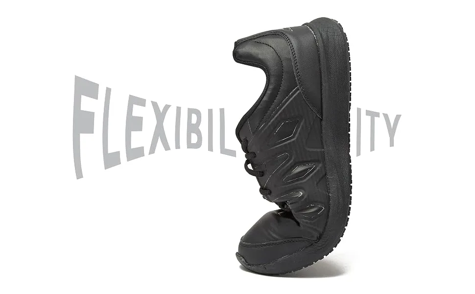Avia Avi-Skill Non Slip Shoes for Men Men's Work & Safety Footwear - Black 11 Black/Black - flexibility flexible flex