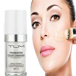 KOSIMI 30ml TLM Color Changing Foundation Liquid Base Makeup Change To Your Skin Tone By Just Blending white - product information 6