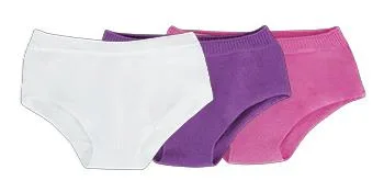 SmartKnitKIDS Seamless Sensory-Friendly Sensitivity Socks 3 Pack and Girls' Boy Cut Style Seamless Undies (Pink/Purple/White 2X-Large & White Medium) - seamless socks for kids, sensory socks for kids, spd socks, sock meltdowns, smartknit kids