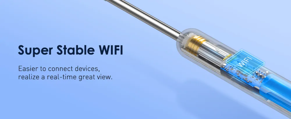 Ear Wax Removal 1296P Ear Cleaner with Camera Ear Wax Removal Kit Rechargeable Visual Wireless Smart with Visible Lighted Endoscope Ear Cleaning Clean Scope Kit Black - product information 10