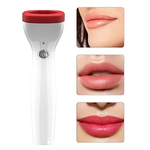 Lip Plumper Tool Electric Lip Plumper Lip Plumper Device Lip Enhancer Plumper Tool Lip Suction Plumper 450mah White (White) - Lip Plumper