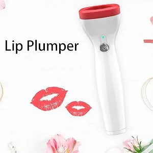 Lip Plumper Tool Electric Lip Plumper Lip Plumper Device Lip Enhancer Plumper Tool Lip Suction Plumper 450mah White (White) - Painless, simple and safer