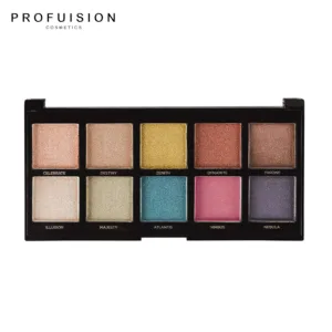 Profusion Cosmetics Mini Artistry 10 Shade Eyeshadow Palette Shimmers - product information 3