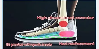 princepard Orthopedic Sandals for Kids Toddlers Corrective Shoes with High Back and Ankle & Arch Support 7 Toddler - product information 6