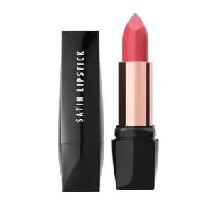 Golden Rose Satin Lipstick - VEGAN with Vitamin E Moisturizing Charming Colors Long Lasting Lightweight Full Coverage - Protection Against Inflammation and Sun (14) - satin