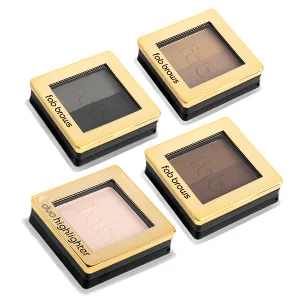 Lux Eyebrow Kit Refill Powder - Soft and Natural Eyebrow Definition for Dark Brown/Chocolate Brows On-The-Go - product information 5
