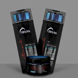 TRUSS Miracle Shampoo and Conditioner Set Bundle with Hair Mask - miracle mask with shampoo and conditioner