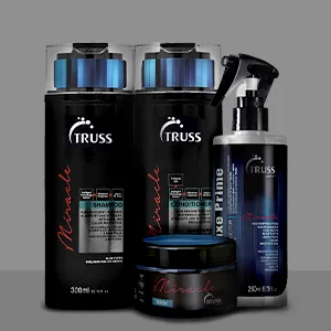 TRUSS Deluxe Prime Hair Treatment Bundle with Miracle Shampoo and Conditioner Set and Hair Mask - deluxe prime, miracle shampoo, conditioner and hair mask