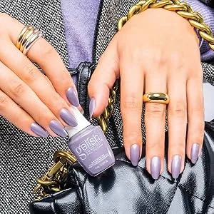 Gelish Fall 2022 Plaid Reputation Collection 9 mL Sized Bottles Quick Curing At Home Manicure Soak Off Gel Nail Polish Set 6 Pack - Gelish_fall