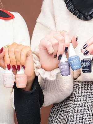 Gelish Fall 2022 Plaid Reputation Collection 9 mL Sized Bottles Quick Curing At Home Manicure Soak Off Gel Nail Polish Set 6 Pack - Gelish, gel polish, OPI, shellac, manicure, pedicure, at home nails, nail polish