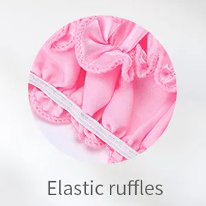 TOPTIE Women Satin Bonnet Night Sleep Cap Elastic Night Hair Cover-Black - product information 4