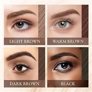 ZtigerZ 4-Tip Microblade Brow Pen Anjoize Eyebrow Pen Anjoize 4 Tip Microblade Brow Pen (2Pack Gray Brown) - Anjoize 4-Tip Microblade Brow Pen