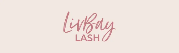 LivBay Lash Glue - Original Mini | Eyelash Glue Extensions | Lash Adhesive | 5 Weeks Retention & 2.5 Sec Dry Time | Professional Use Only White 3ml - LivBay Banner