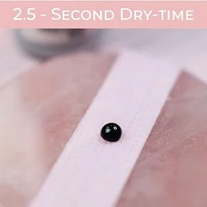 LivBay Lash Glue - Original Mini | Eyelash Glue Extensions | Lash Adhesive | 5 Weeks Retention & 2.5 Sec Dry Time | Professional Use Only White 3ml - Mini White Glue Drop
