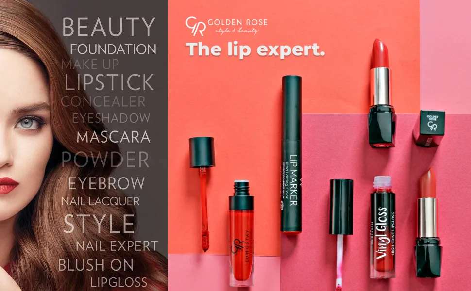 Golden Rose Satin Lipstick - VEGAN with Vitamin E Moisturizing Charming Colors Long Lasting Lightweight Full Coverage - Protection Against Inflammation and Sun (08) - lip expert