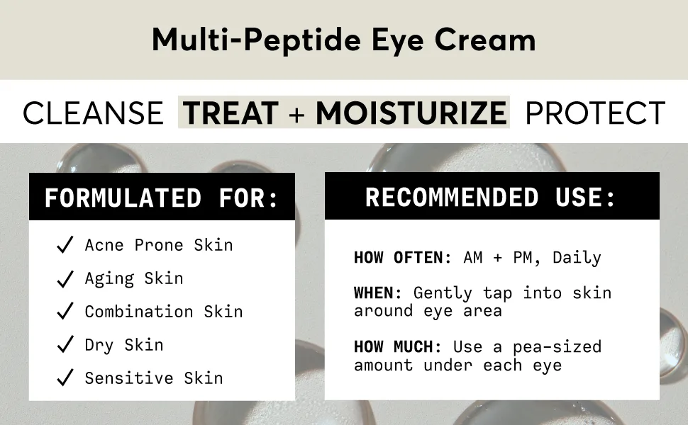 Naturium Multi-Peptide Duo Eye Cream & Moisturizer Firming & Smoothing Skincare Treatment - Multi-Peptide Eye Cream Routine Builder