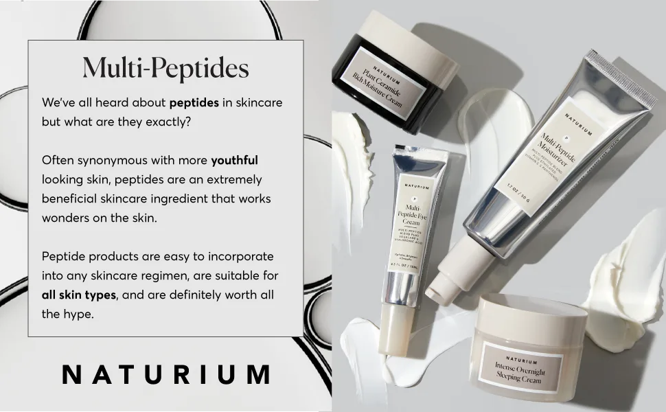 Naturium Multi-Peptide Duo Eye Cream & Moisturizer Firming & Smoothing Skincare Treatment - Multi-Peptides Footer
