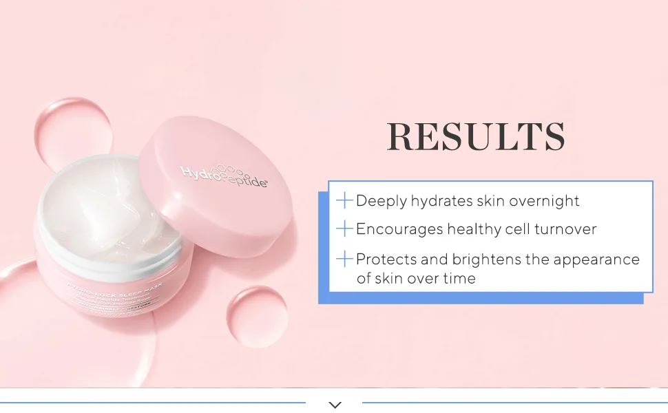 HydroPeptide Hydro-Lock Sleep Mask Royal Peptide Treatment Hydrates and Brightens Skin 2.5 Ounce - hydropeptide hydro-lock sleep mask