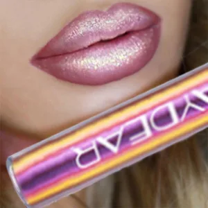 Maydear 2 Pack Chameleon Lipstick Long Lasting Waterproof Colourful Diamond Shimmer Lip Gloss for Women Girls Makeup kit-brown green&Blue Purple #2 - chameleon lipstick