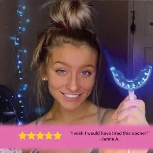 Novashine Professional Teeth Whitening Kit Couples Bundle Advanced LED Light Fast Results Bundle for Two - User
