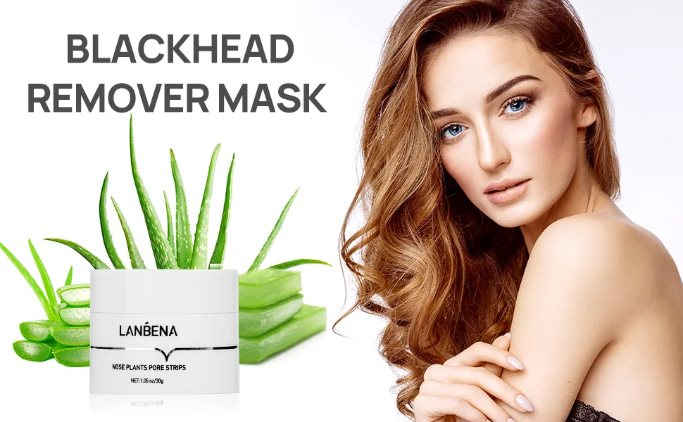 LANBENA 2Pcs Blackhead Mask Blackhead Remover Mask Peel off Mask Facial Pore Cleanser Purifying Face Mask Nose strips (1.05 * 2 OZ) - product information 6