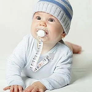 Pssopp Suspender Clips 10Pcs Heart Suspender Clips Baby Teething Toys Silver Blankets Clips Heart Shaped Suspender Braces Clips Holder - Heart Suspender Clips