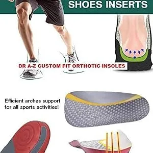 Dr A-Z Shoe Inserts Orthotic Insert Fit Gel dr Shoes Insoles Height Increase Insoles for Men Women Arch Support - product information 4