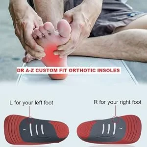 Dr A-Z Shoe Inserts Orthotic Insert Fit Gel dr Shoes Insoles Height Increase Insoles for Men Women Arch Support - product information 6
