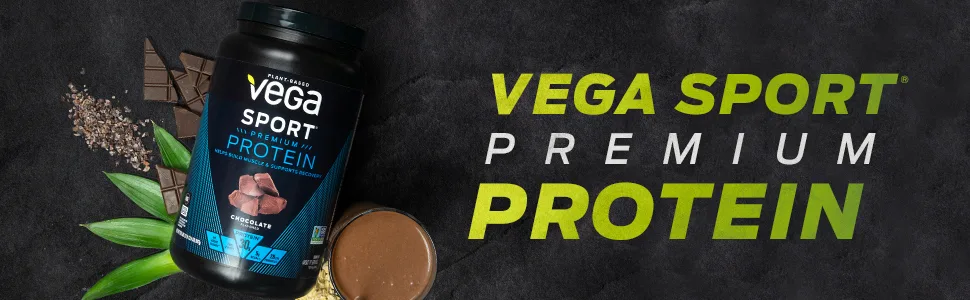 Vega Premium Protein Packs  - vega sport protein vegan protein powder plant based bcaa post workout muscle repair gluten free