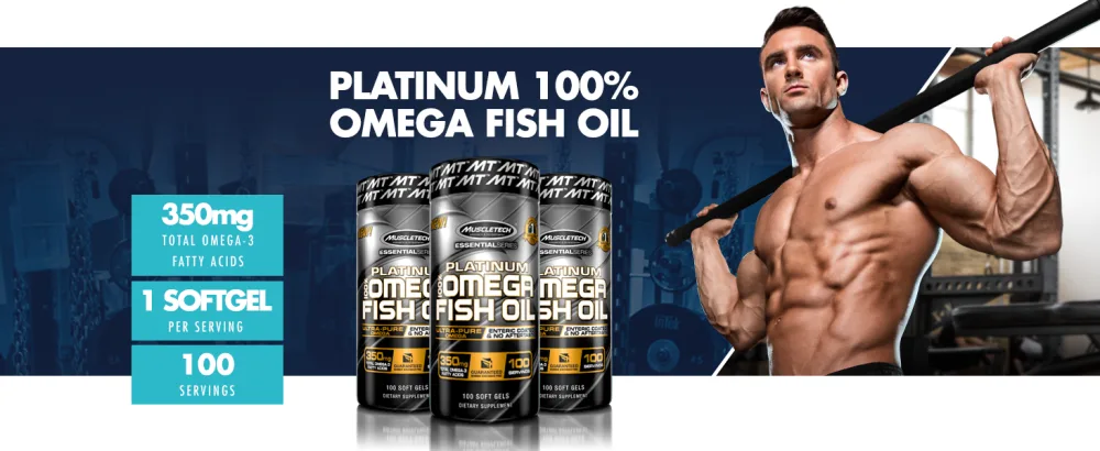 MuscleTech Essential Series 100% Platinum Fish Oil - muscle tech