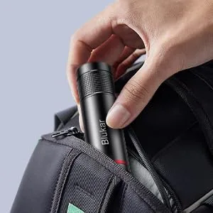Blukar Flashlight Rechargeable High Lumens Tactical Flashlight Super Bright Small LED Flash Light-Zoomable Adjustable Brightness Long Lasting for Camping Outdoors Christmas Gifts Men & Women Black 1 pack-Black - product information 5