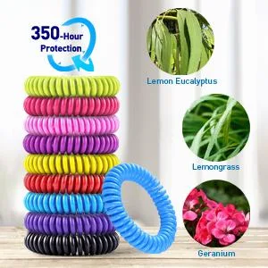 20 Pack Mosquito Bracelets with 4 patches - Waterproof Wrist Bands for Kids & Adults Natural Deet-free Resealable - product information 2
