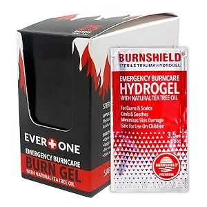 EverOne Emergency Burncare Burn Gel 3.5g Packets 25 Count 25 Count (Pack of 1) - new package image
