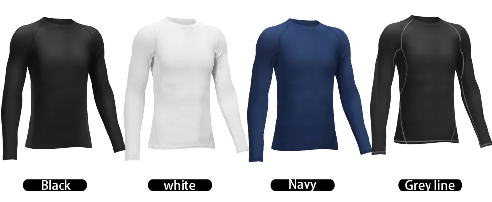 TELALEO 3 2 5/1 Pack Boys' Girls' Compression Shirts Youth Long Sleeve Undershirt Sports Performance Baselayer Black/White Medium - shirts